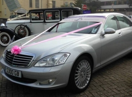 Mercedes S Class wedding car hire in Plymouth